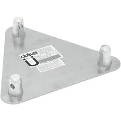 Alutruss TRILOCK Bodenplatte QTG-10 Konus male, Montage Lichttechnik