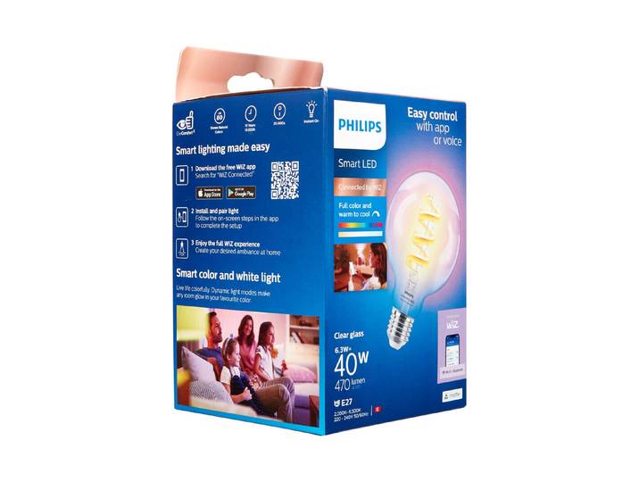 Philips G95 E27 Tunable White & Color 40W Einzelpack