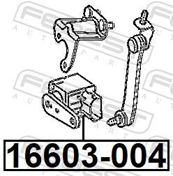Febest Sensor, Leuchtweiteregulierung 16603-004 Für Mercedes