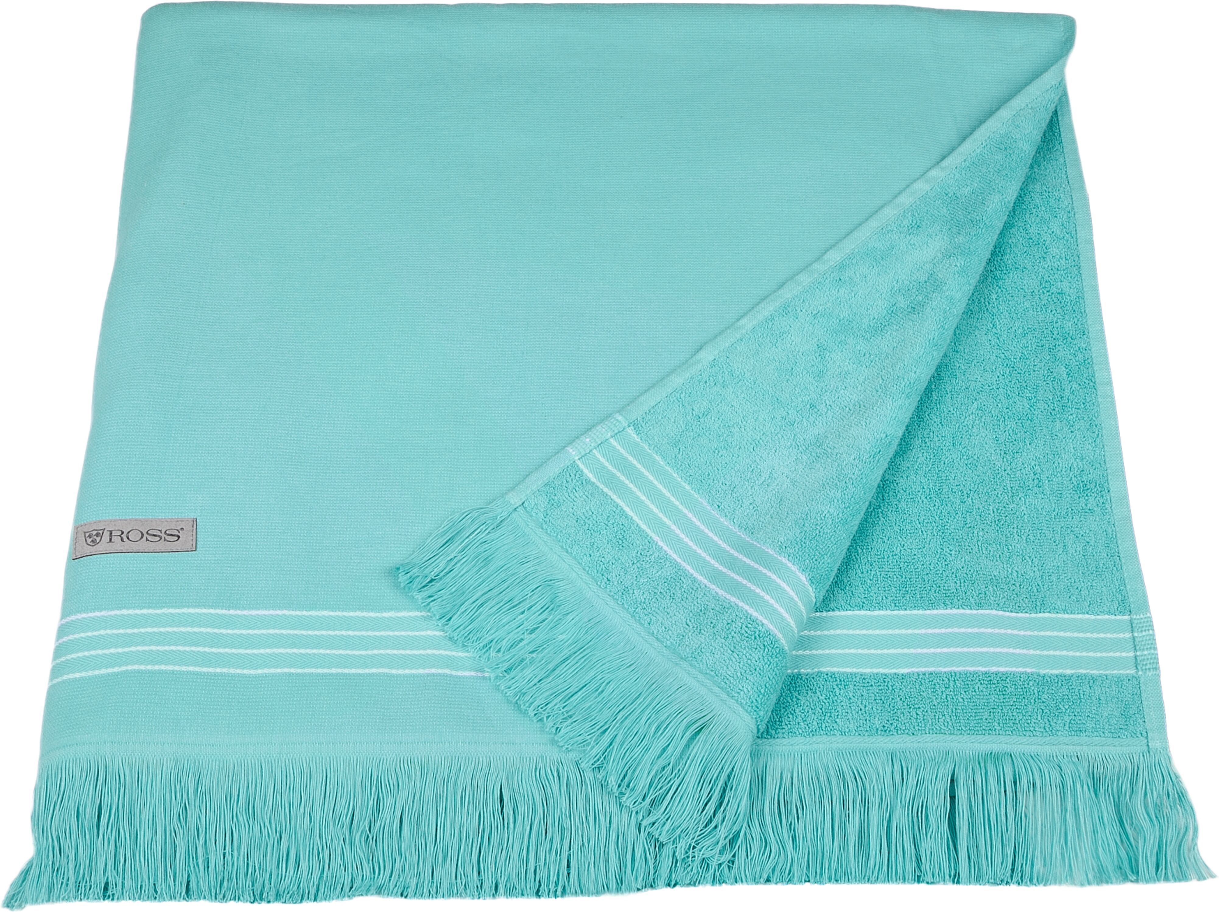 Hamamtuch ROSS "Hamam", blau (lagune), B:90cm L:180cm, Hamam Frottier, Hamam Frottier, Handtücher, Hamamtuch, idealer Begleiter für Strand, Sauna oder Wellnessbereich lagune B/L: 90cmx180cm, 1 Stk., Hamamtuch, Hamam Frottier
