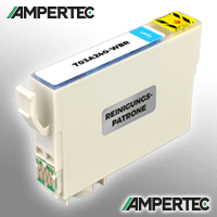 Ampertec Kompatible Reinigungspatrone für Epson C13T03A240 603XL cyan