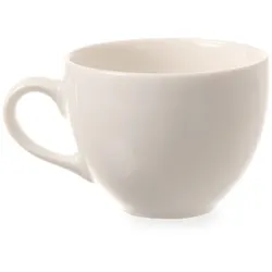 Hendi Tasse und Untertasse, 0, 1L, Weiß, Porzellan