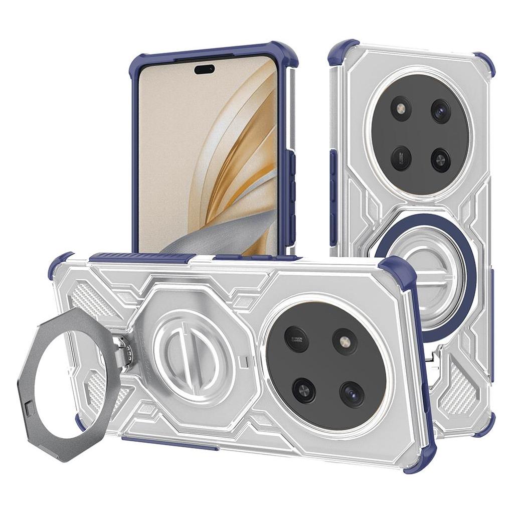 Techsuit - Carbon Shield PRO - Honor Magic7 Lite / X9c - Blue Transparent (Honor Magic7 Lite, Honor X9c) (59457126)