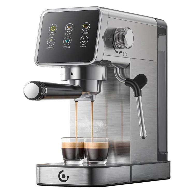 Amzchef CE-AZ-EM1507-SV Espressomaschine mit Kolben (CE-AZ-EM1507-SV)