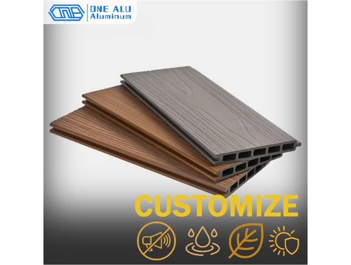 Panneau de clôture d'intimité en WPC durable et écologique pour extérieur, co-extrusion