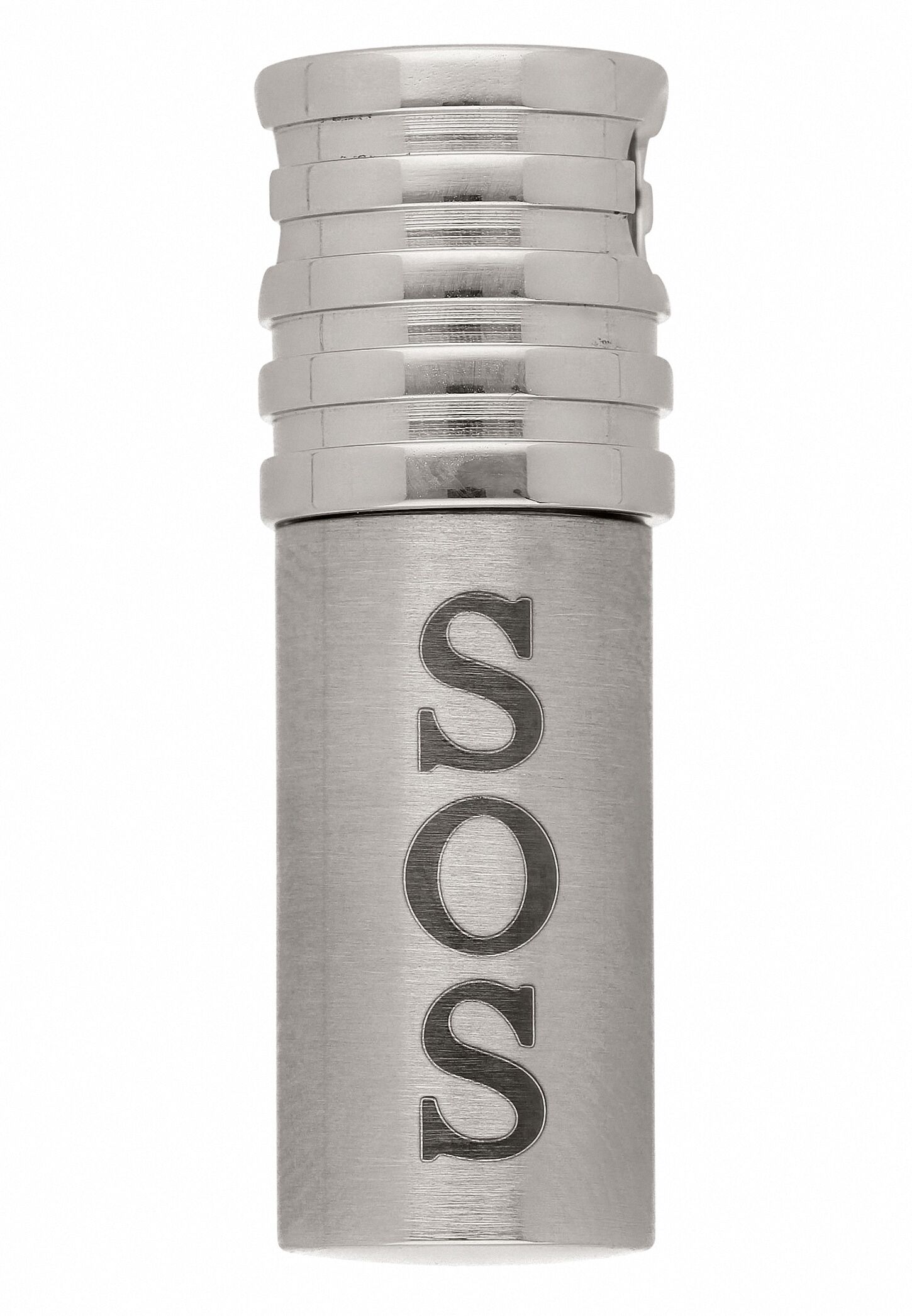 Kettenanhänger ADELIA´S "Edelstahl SOS Kapsel Anhänger Röhrchen", silber, Schmuckanhänger, Damen, Edelstahl, Kettenanhänger