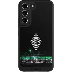 Nivocase Handyhülle für Samsung Galaxy S22 Hülle NIVOpure Case Schwarz Borussia Mönchengladbach Offizielles (Samsung Galaxy S22), Smartphone Hülle, Schwarz