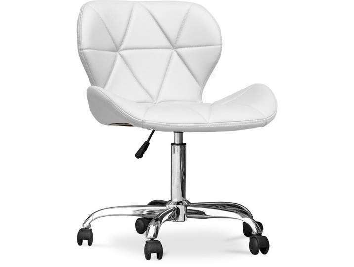 Chaise de bureau rembourrée - Winka Blanc