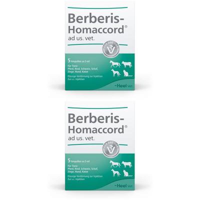 Berberis Homaccord ad us.vet.Ampullen 2x 2x5x5 ml Ampullen