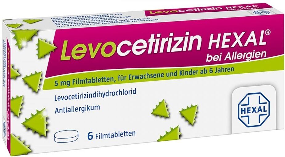 Levocetirizin HEXAL® bei Allergien 5 mg Filmtabletten
