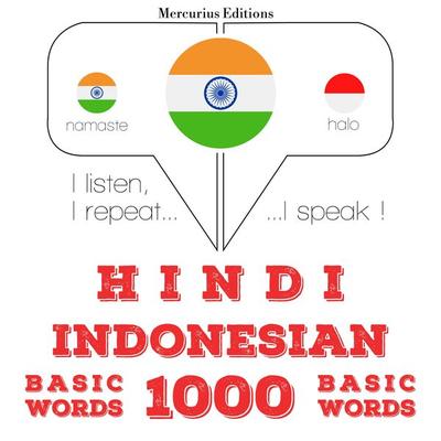 1000 essential words in Indonesian - JM Gardner, Audio, 9782821137912