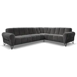 ECKSOFA Volare ohne Schlaffunktion Anthrazit links
