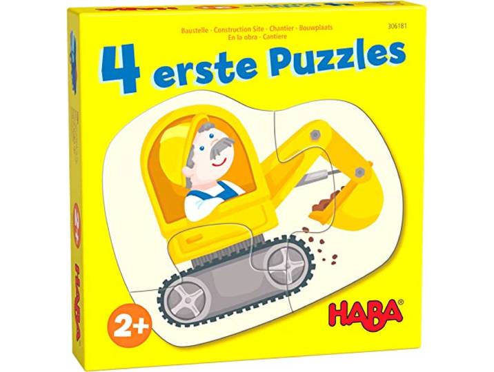 HABA 4 eerste puzzels - bouwplaats