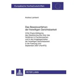 Das Beweisverfahren der freiwilligen Gerichtsbarkeit, Fachbücher von Andrea Lamberti