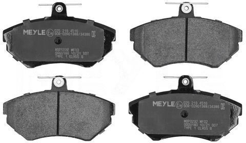 MEYLE 025 219 4516 Brake pad set
