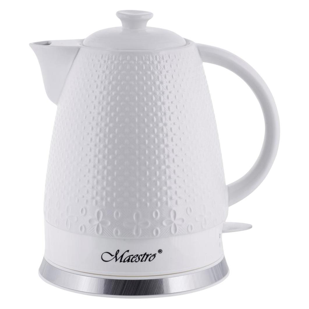 Maestro Czajnik elektryczny ceramiczny 1 5L 1500W MR-073 (1.50 l) (MR-073)