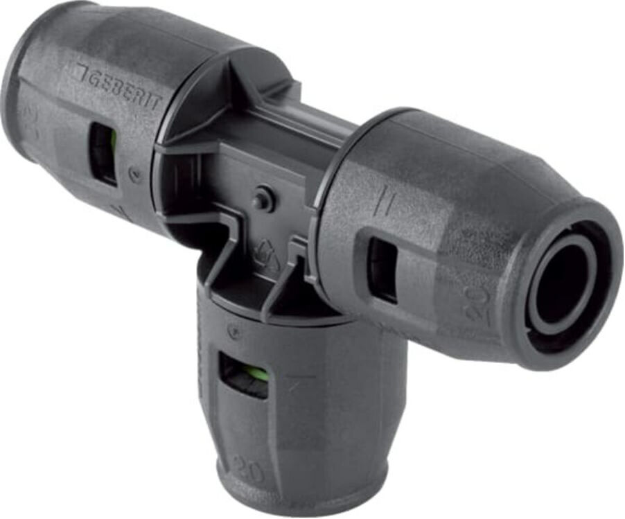 Geberit T-Stück PushFit d= 20mm, egal, PVDF (651310001)