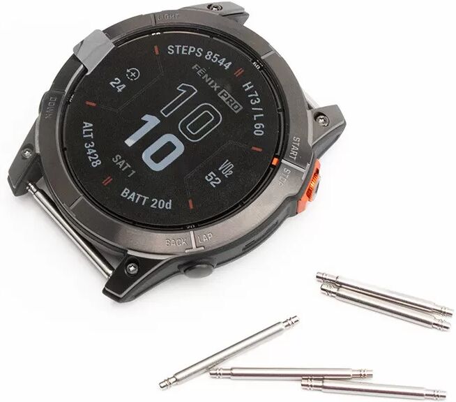 INF 26mm Federstege für Garmin Fenix 6X Pro, Epix, Tactix - Schnellverschluss Uhrenarmband Stifte