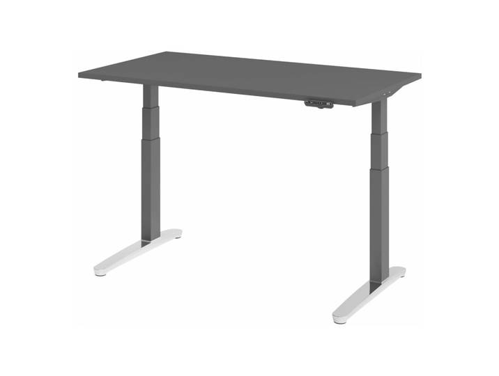 XBHM 14 GC Schreibtisch elektrisch höhenverstellbar Graphit