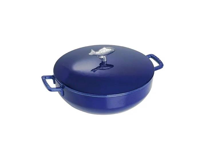 STAUB Cocotte en fonte bouillabaisse Staub bleu
