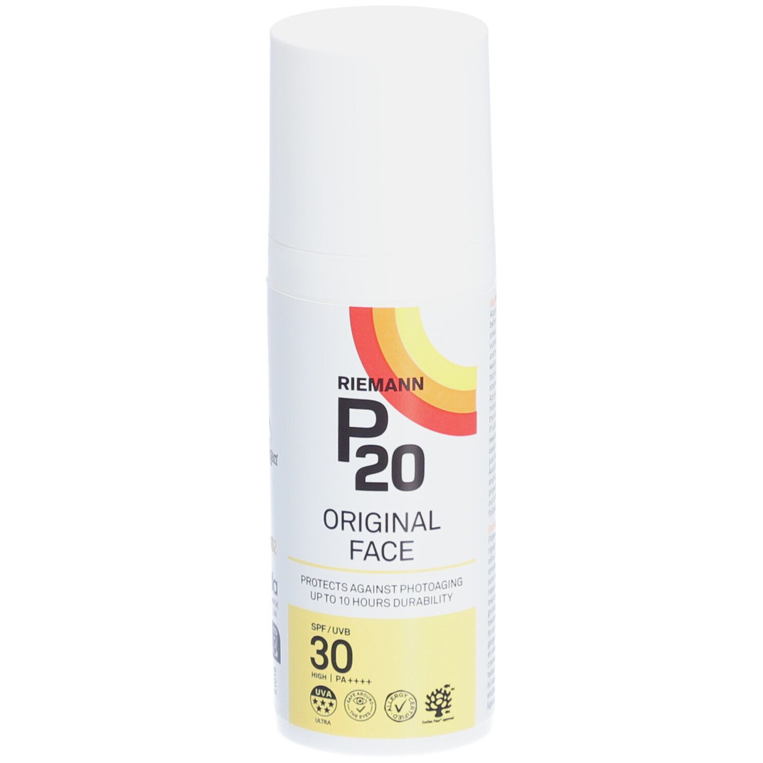 P20 Original Face Zonnecreme Spf30 Fles 50g 50 g Sonnenschutzcreme