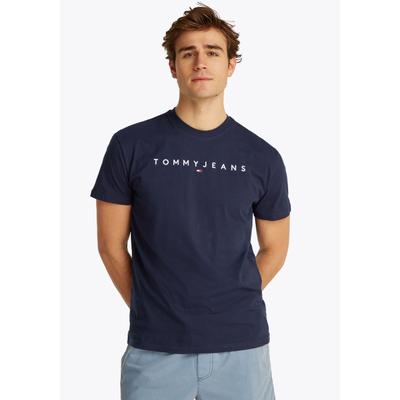 Tommy Jeans "TJM REGULAR LINEAR LOGO EXT" Rundhals, Regular Fit