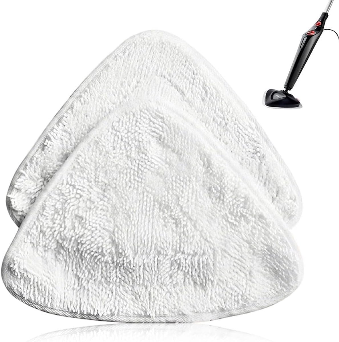 2 stuks Vileda Steam microvezel stoommop pads, vervangende doeken voor Vileda 100 °C, machinewasbaar en herbruikbaar