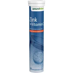 Gesund Leben Zink + Vitamin C Brausetabletten 20 St