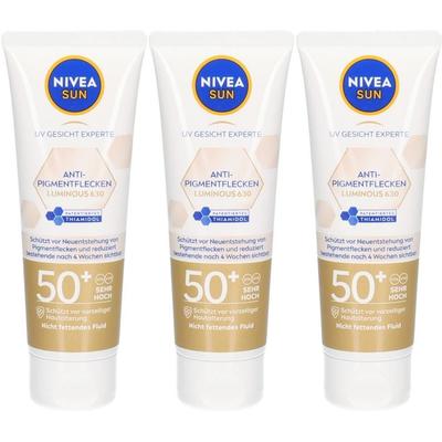 Nivea SUN UV Gesicht Experte Anti-Pigm.fl.Sonnencr x3 3x50 ml Creme