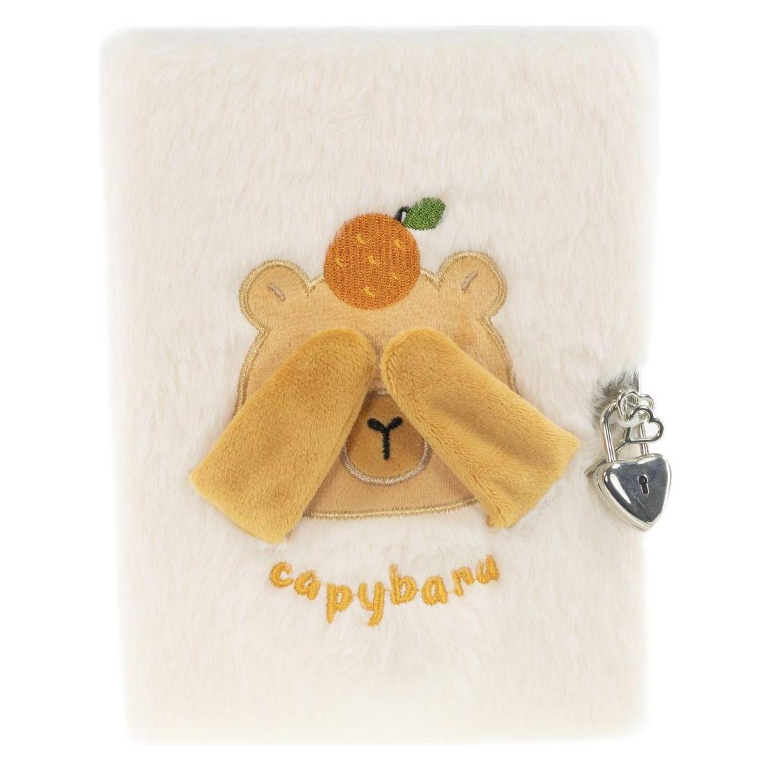 Tinka Magic Tinka - Diary Capybara w/Lock and Clamp Function (Blanko, Harter Einband) (8-802185)