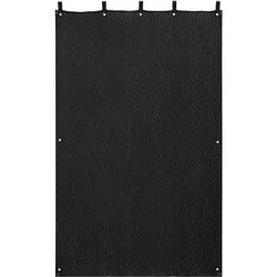 VEVOR Sounddecke 2032x1219 mm, Akustikdecke, Schalldämpfungsdecken, Schallschutzvorhang, Schallschutzdecke mit Ösen, Studio-Ösendecke, für Studio, Lichtblocker, Musikaufnahmen, Schwarz