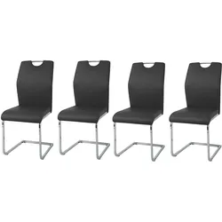 HTI-Line, Stühle, Schwingstuhl 4er-Set