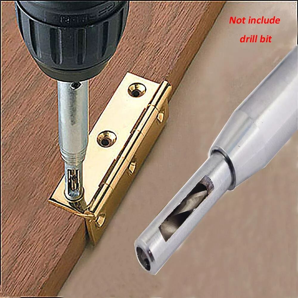 INF Selbstzentrierender Scharnierbohrer für Türen/Fenster 4er-Pack