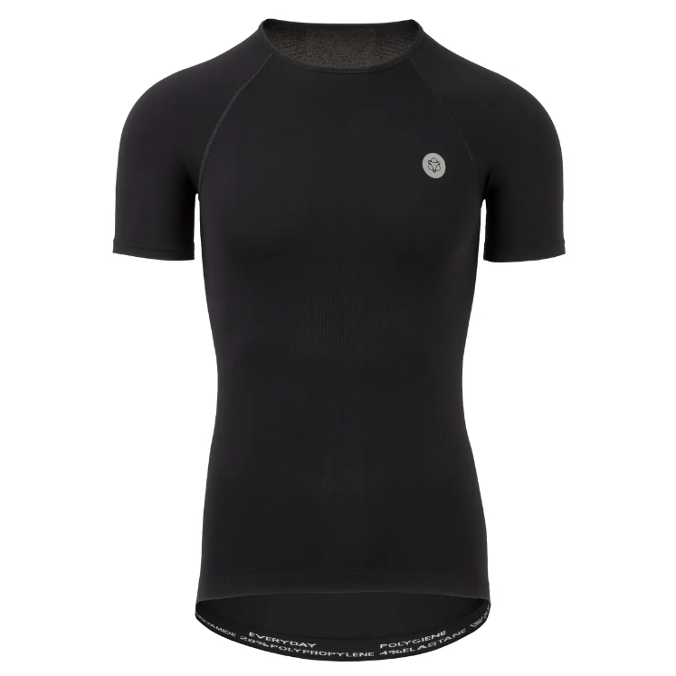 AGU Maglia intimo  manica corta nera unisex