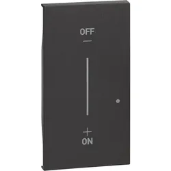 Legrand KG42M2 LivingNow 2-modulige Taste für Licht-Wandsender with Netatmo in der Farbe Black