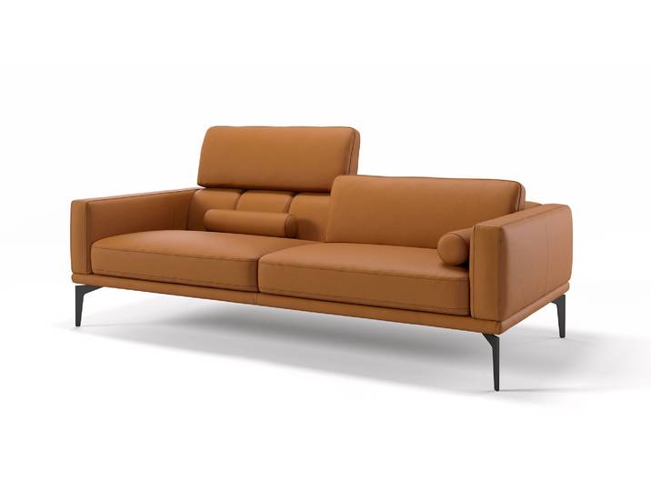 Designer Couch 3-Sitzer SALERNO Leder Sofa Ledercouch
