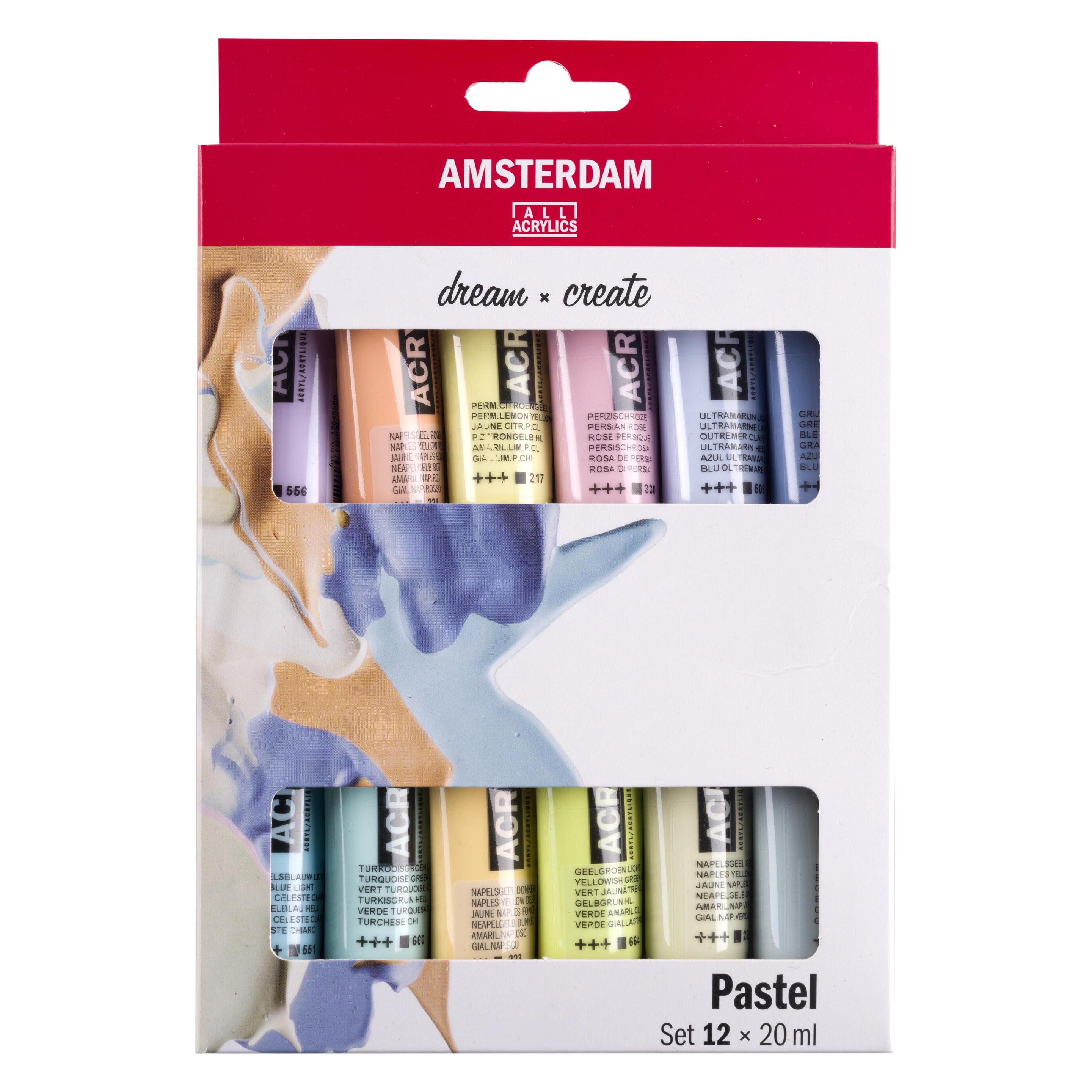 Amsterdam Acrylfarben Pastell Set (20 ml) (ROY-17820512)