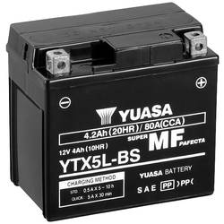 Yuasa YTX5L Motorradbatterie 12 V 4 Ah