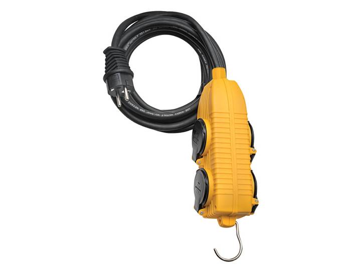 Rallonge électrique Brennenstuhl, Powerblock 4 prises à clapets, protection IP44, câble 10m H07RN-F 3G1,5