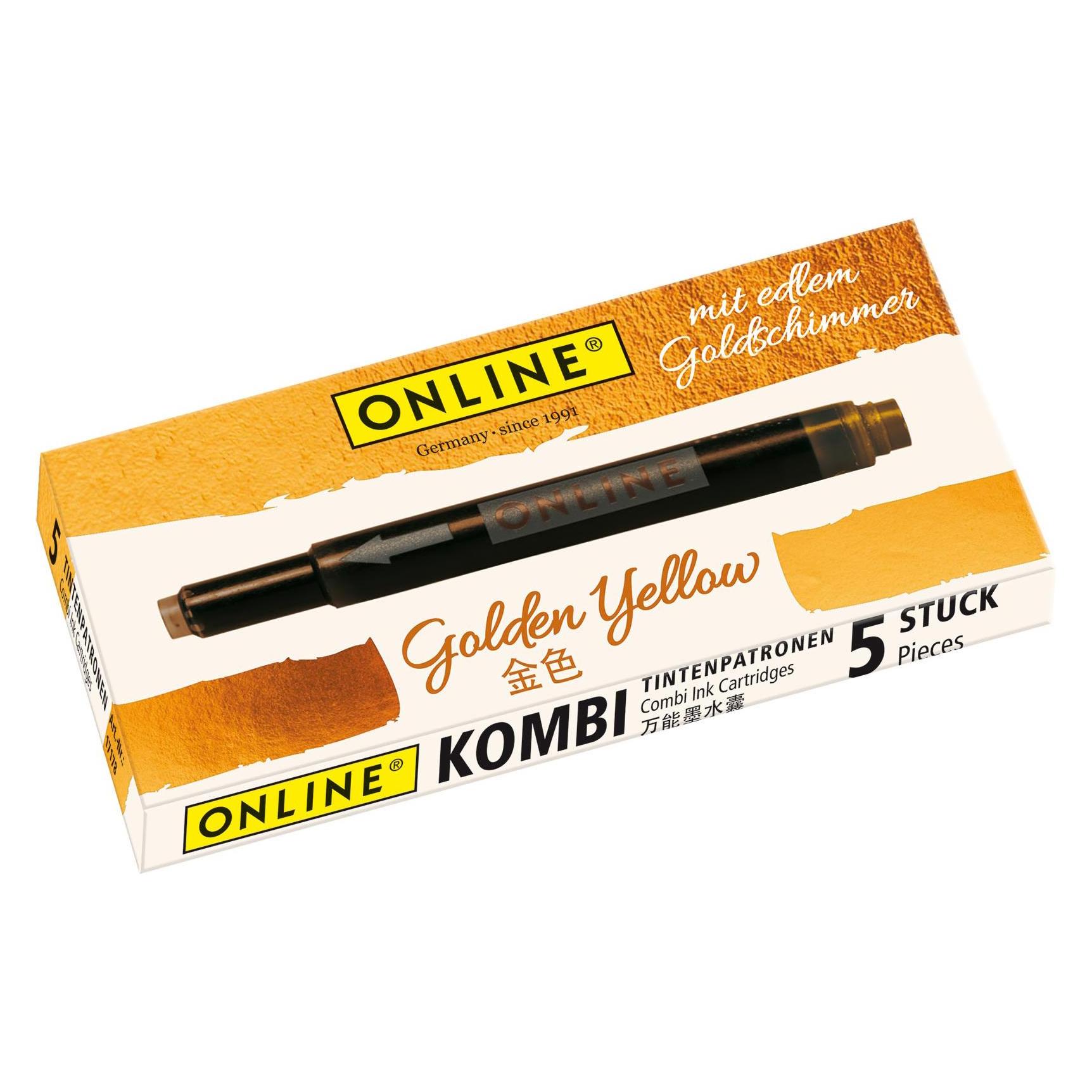 Online Tintenpatrone Kombi 17178/12 golden yellow (Gold, 1 Stk.) (17178/12)