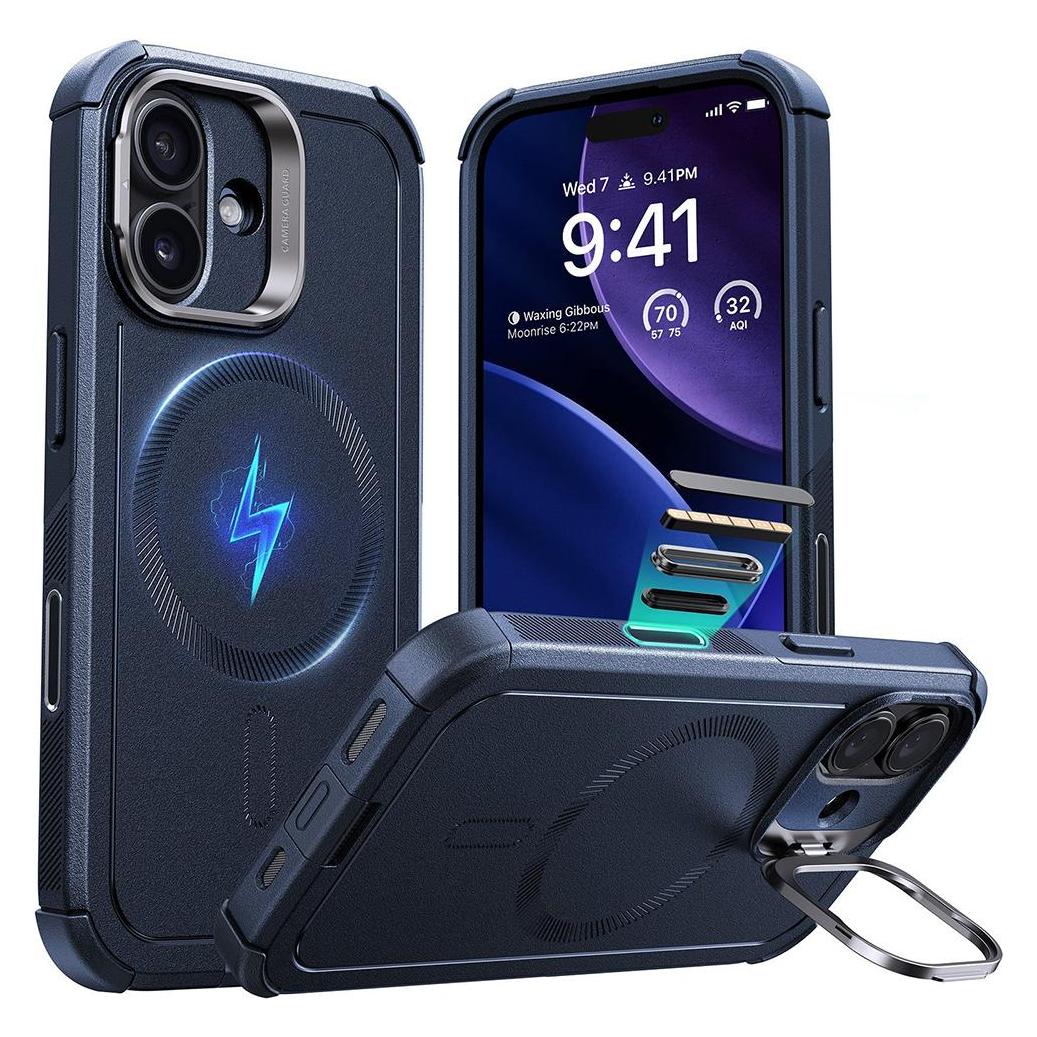 ESR - Cyber Armor Kickstand - iPhone 17 - Blue (Apple iPhone 17) (59433181)
