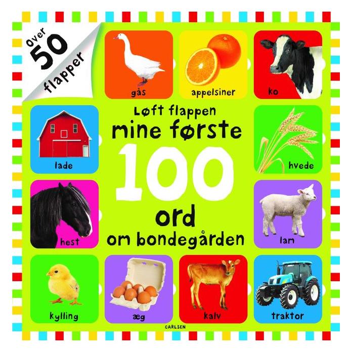 Cs Books Verlag Løft flappen mine første 100 ord om bondegården (Dänisch) (1303345)