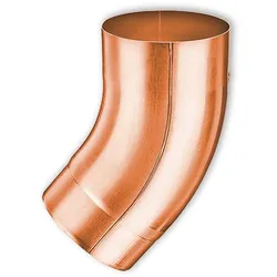 Rohrbogen 40° Grömo mit Einzug, Kupfer, verschiedene Größen (Ausführung: Ø 120mm)