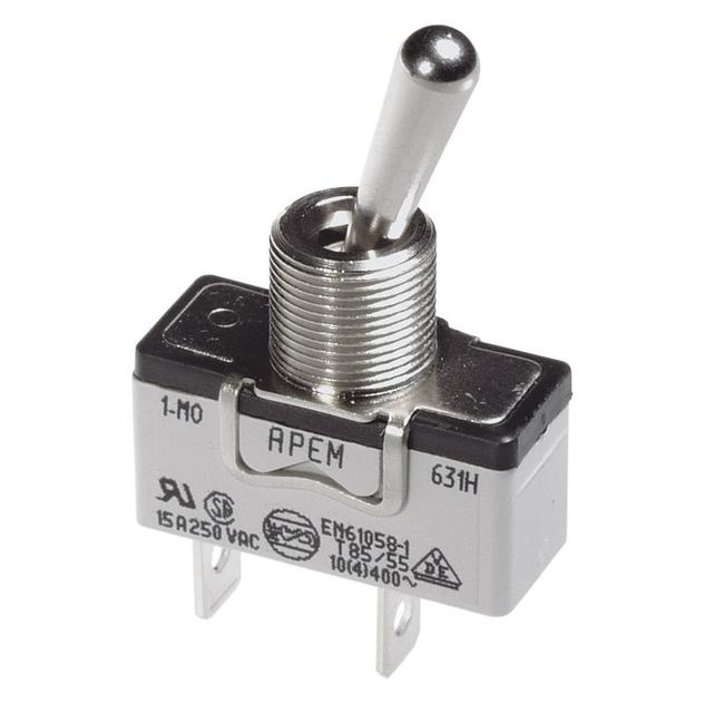 APEM Hebelschalter für hohe Stromstärke 250 V/AC (657H/2)