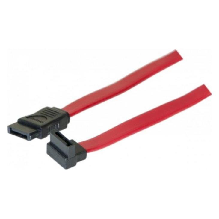 Exertis Connect SATA III Kabel, 6 Gbit/s, 7pol SATA St. / 7pol SATA St., abgewinkelt, ca. 0,5 m zum Anschluss von SA (50 cm, SATA III) (314006)
