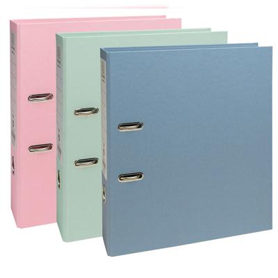 Exacompta 53239E 10x Ordner A4 Prem'Touch, Rückenbreite 80mm, Kollektion AutentiK - Farben sortiert