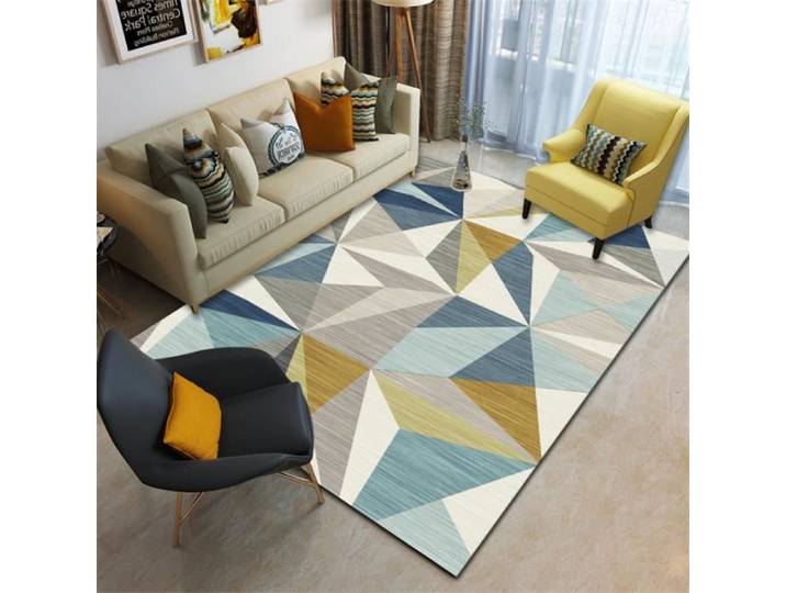 Tapis de Salon - UNI - 160 x 230 cm - Moderne - Bleu - Universel