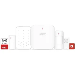 iGet SECURITY M6-4G Premium, Smart Home Hub, Weiss