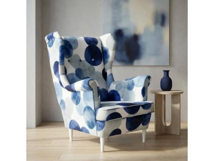 Family Meble Ohrensessel Ari Design – skandinavischer Sessel, Muster Gabo 9