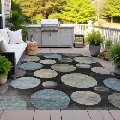 Addison Rugs Machine Washable Indoor/Outdoor Whimsy Dots Chantille Rug